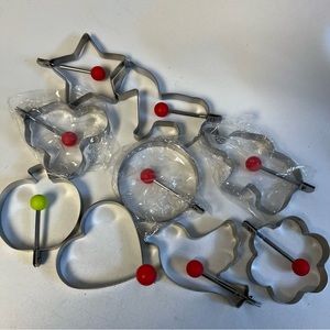 KTCN STUDIO 9 Egg/Pancake Moulds NWT